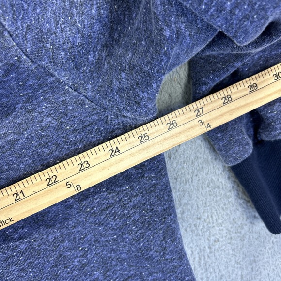 Pajamagram Sweatshirt Womens 1X Blue Roll Cowl Neck Fleece Sherpa Pajama Sweater - Picture 6 of 6
